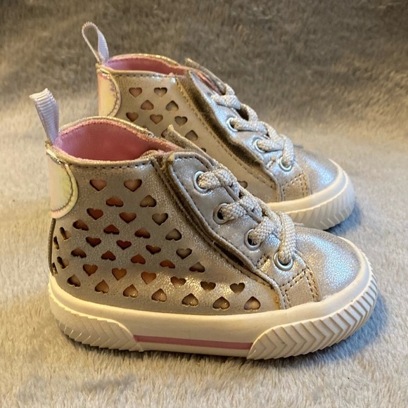 Wonder Nation Shoes Little Girls‎ Size 2 Velcro Slip On New With Tags - Picture 1 of 9